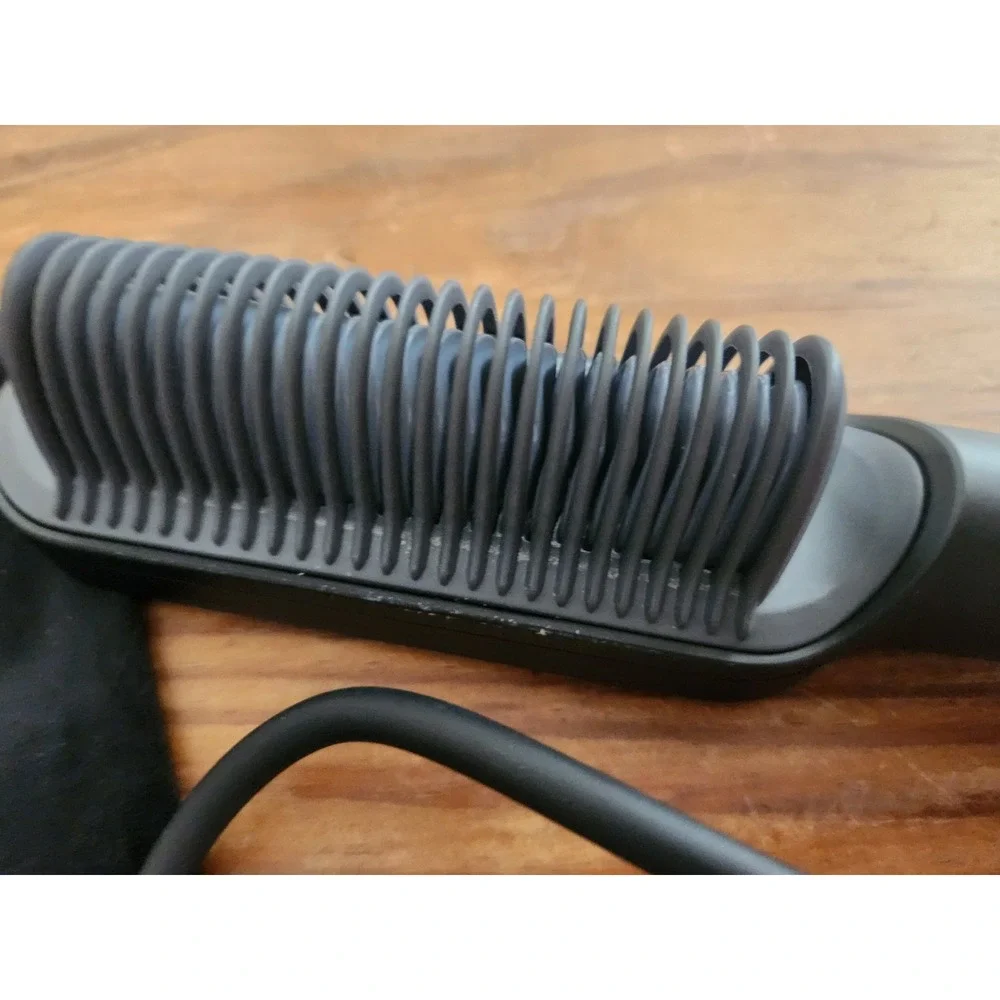 TYMO Ring Hair Straightening Comb 1 1/2 Inch Fast Heat Up Five Temperature Glove